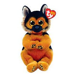 Peluche TY - Peluche 15 cm - Ace le chien berger allemand