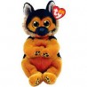 Peluche TY - Peluche 15 cm - Ace le chien berger allemand