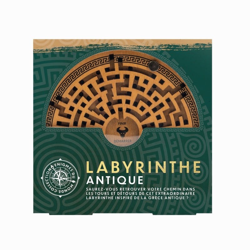 Wilson jeux - Casse tête en bois - Labyrinthe antique