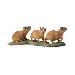 DAM - Figurine de collection - Collecta - Animaux sauvages - Bébés capybara