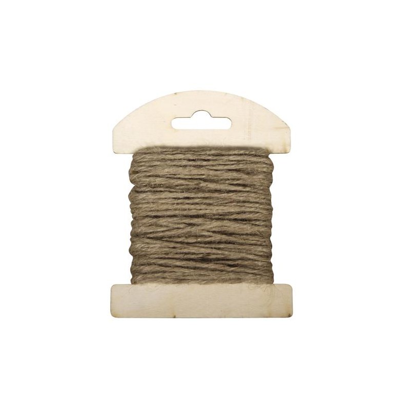 Rayher - Loisirs créatifs - Cordon en jute sable 1.5mm - 10 mètres