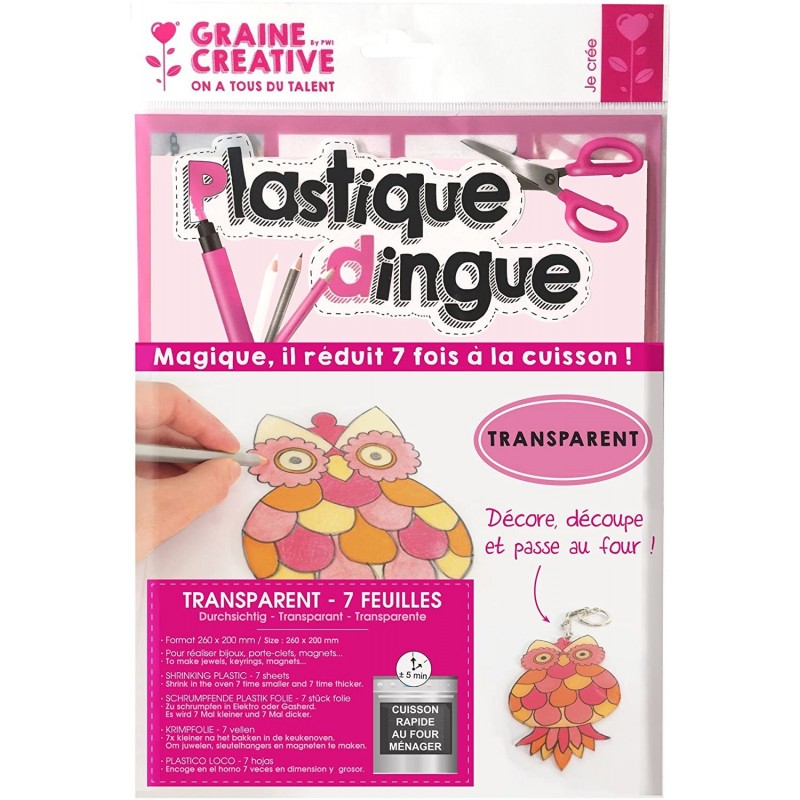 Graine Creative- Papier Fou, 540301, Multicolore