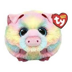 Peluche TY - Puffies 10 cm - Pigasso le cochon