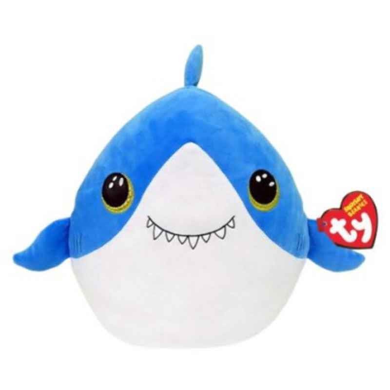 Peluche TY - Coussin 35 cm - Finsley le requin