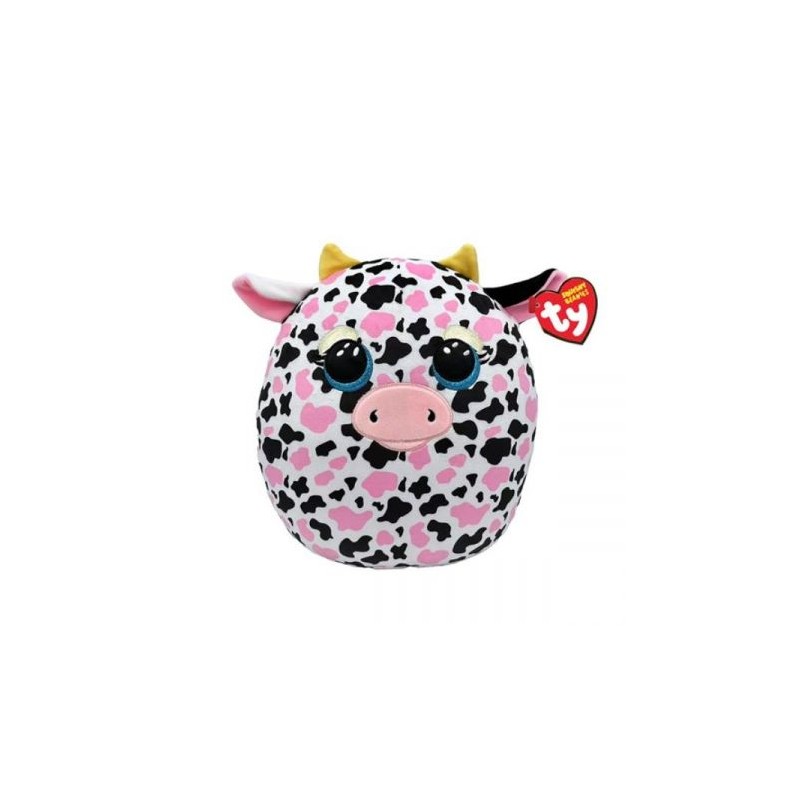 Peluche TY - Coussin 20 cm - Milkshake la vache