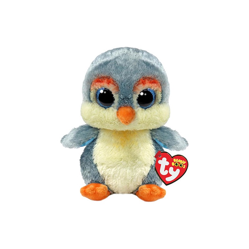 Peluche TY - Peluche 15 cm - Fisher le pingouin