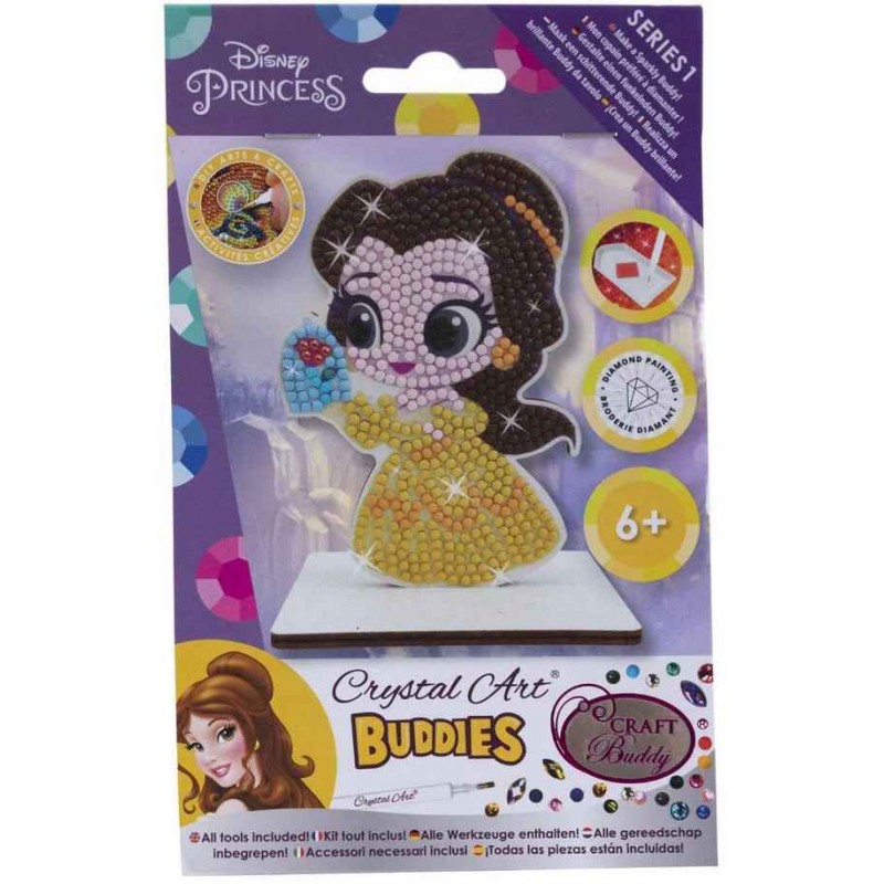OZ - Loisirs créatifs - Crystal Art - Kit figurine à diamanter - Belle