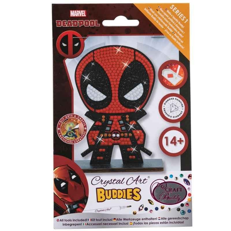 OZ - Loisirs créatifs - Crystal Art - Kit figurine à diamanter - Deadpool