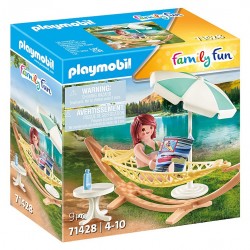 Playmobil - 71428 - Family Fun - Vacancière et hamac
