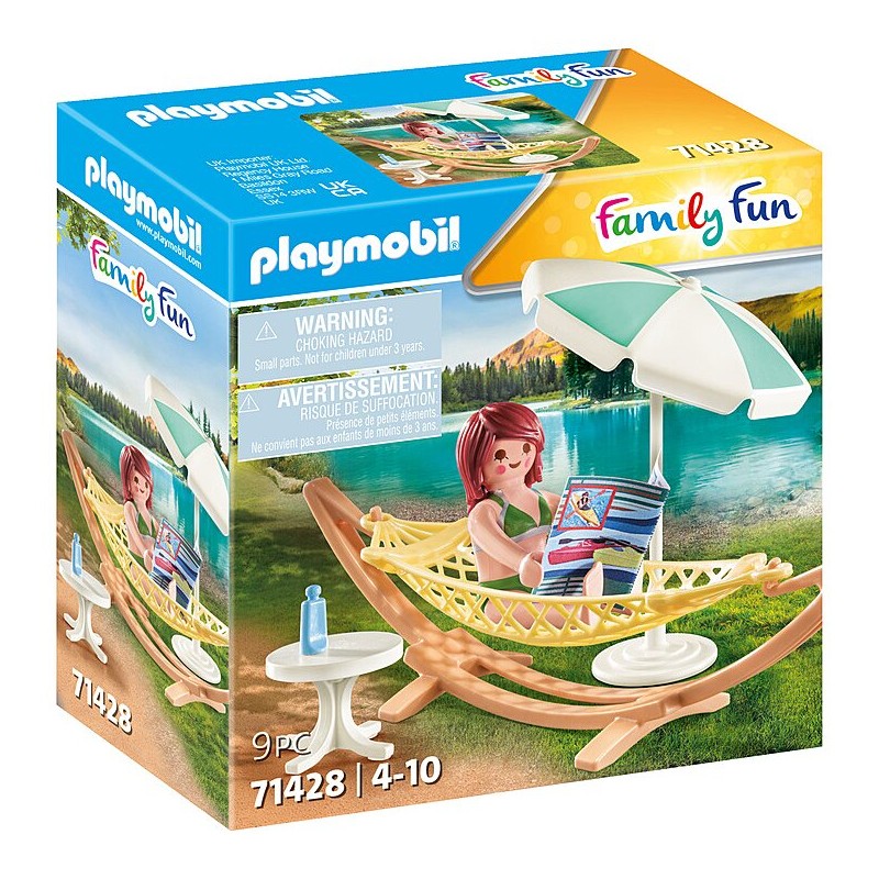 Playmobil - 71428 - Family Fun - Vacancière et hamac