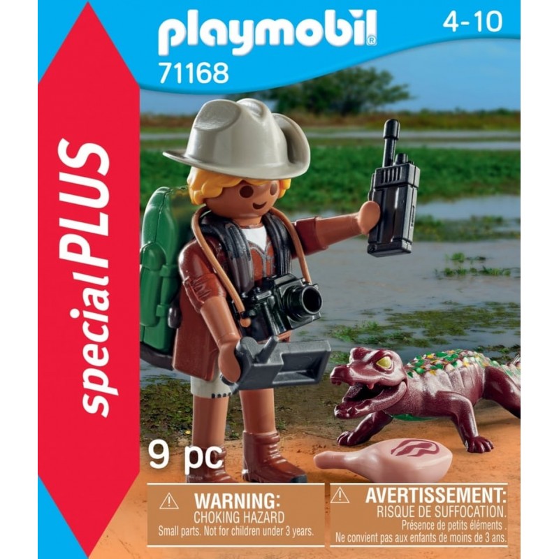 Playmobil - 71168 - Spécial plus - Explorateur et alligator