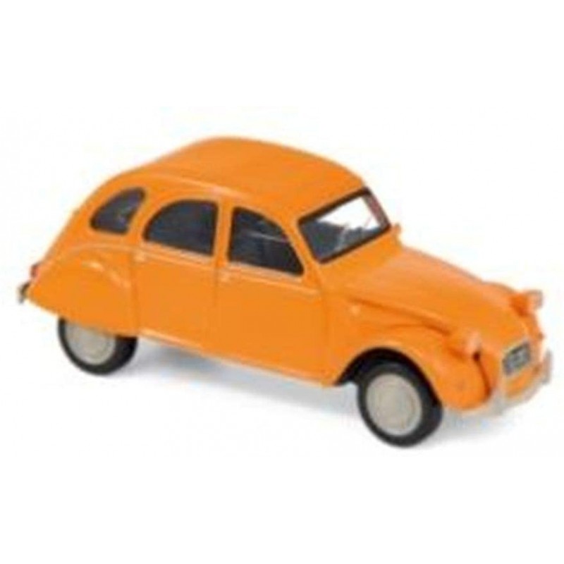 Norev - Véhicule miniature - Citroën 2 CV 6 Club 1979 - Mandarin Orange