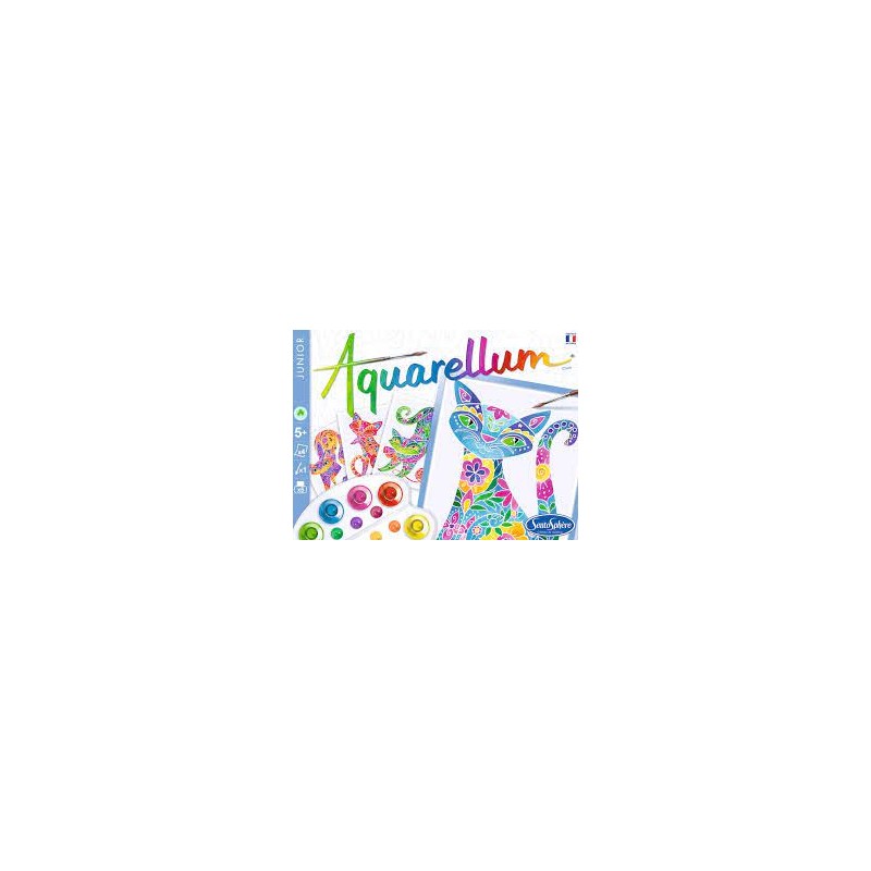 Sentosphère - 6512 - Loisirs créatifs - Aquarellum junior - Chats