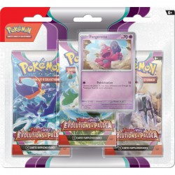 Pokemon - pack de 3 boosters - Ecarlate et Violet - Evolutions à Paldea