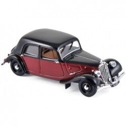 Norev - Véhicule miniature - Citroën Ville 1935 - Dark Red et Black Citroen Traction 11