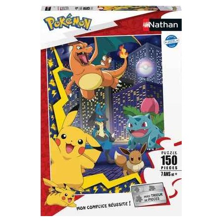Nathan - Puzzle 150 pièces - La ville des Pokémon