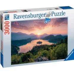 Ravensburger - Puzzle 3000 pièces - Lac de Bled, Slovénie