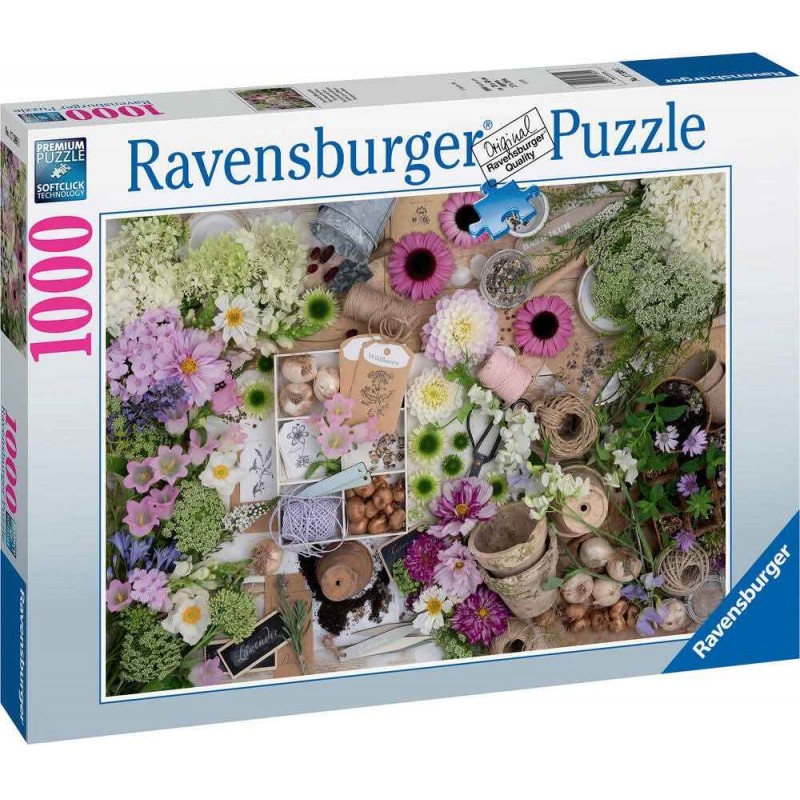 Ravensburger - Puzzle 1000 pièces - Pour l'amour des fleurs