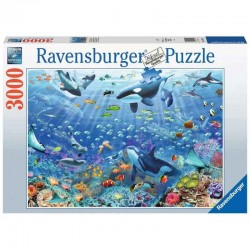 Ravensburger - Puzzle 3000 pièces - Monde sous-marin coloré