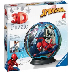 Ravensburger - Puzzle 3D Ball 72 pièces - Spider-man