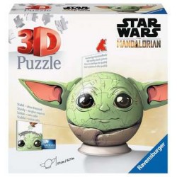 Ravensburger - Puzzle 3D Ball 72 pièces - Star Wars The Mandalorian Grogu