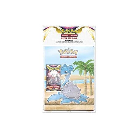 Pokemon - Cahier range cartes A4 pour 180 cartes avec booster Pokemon