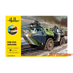 Heller - Maquette militaire - Starter Kit - VAB 4X4 Ukraine