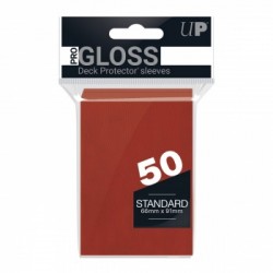 Ultra Pro - Sleeves - Paquet de 50 protèges cartes format standard - Rouge