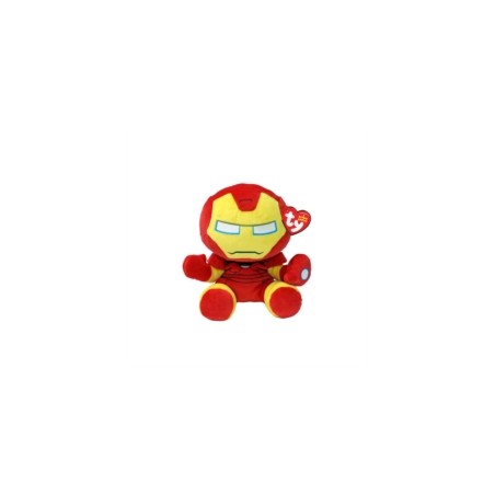 Peluche TY - Peluche 15 cm - Marvel - Iron Man