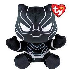 Peluche TY - Peluche 15 cm - Marvel - Black Panther