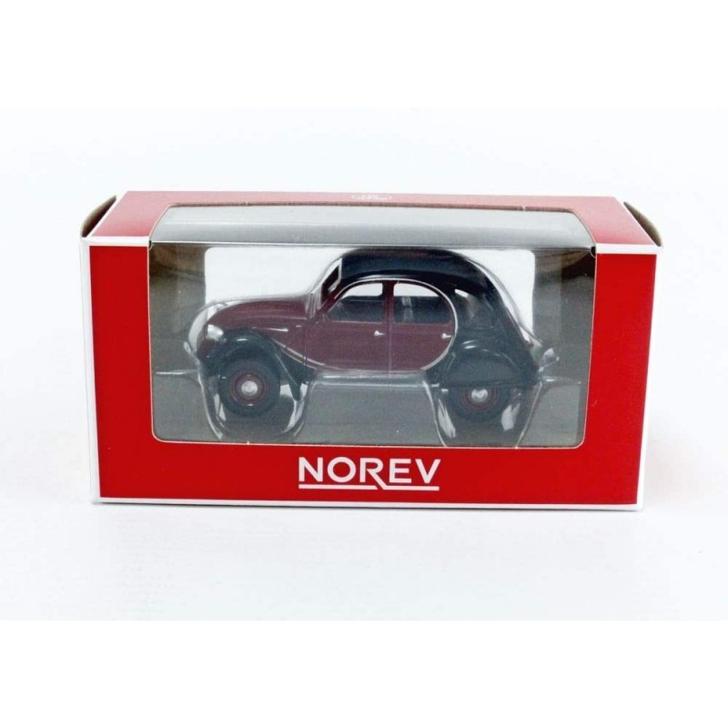 Norev - Véhicule miniature - Citroën 2CV Charleston 1982 - Red and Black