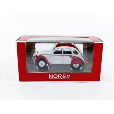 Norev - Véhicule miniature - Citroën 2CV Dolly 1986 - White and Red
