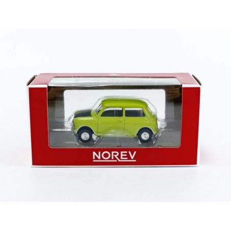 Norev - Véhicule miniature - Mini Cooper S 1963 - Citron Green and black