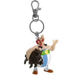 Plastoy - Figurine - 60379 - Porte clés - Obélix portant un sanglier