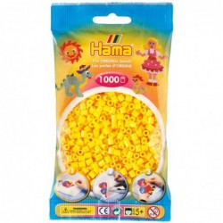 Hama - Perles - 207-03 - Taille Midi - Sachet 1000 perles jaune