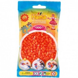 Hama - Perles - 207-04 - Taille Midi - Sachet 1000 perles orange