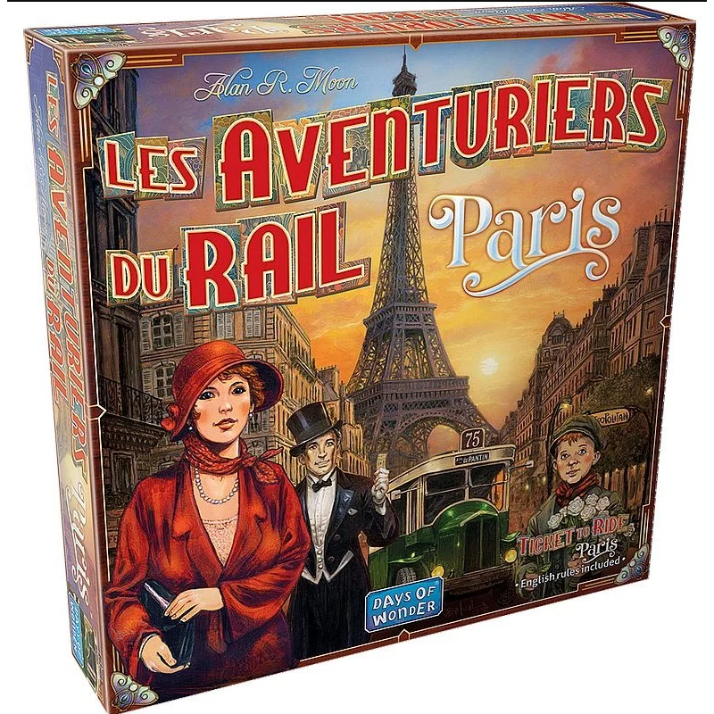 Asmodee - Jeu de société - Les aventuriers du rail - Paris