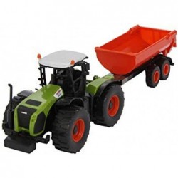 Norev - Véhicule miniature - Tracteur CLAAS Xerion 5000 avec remorque