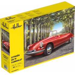 Heller - Maquette - Voiture - Citroen DS 19 Cabriolet