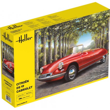 Heller - Maquette - Voiture - Citroen DS 19 Cabriolet