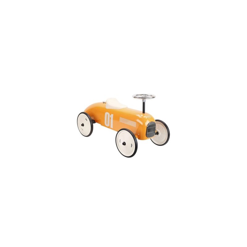 Vilac Porteur Voiture vintage en metal Orange