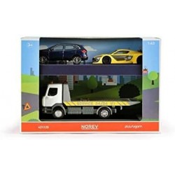 Norev - Véhicule miniature - Coffret Renault Trucks D 2.1 Camion dépanneuse et 2 Jetcar