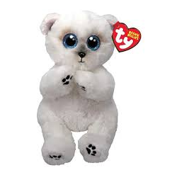 Peluche TY - Peluche 15 cm - Wuzzi l'ours polaire