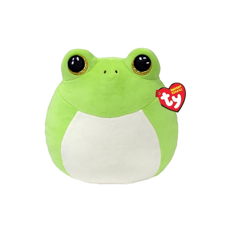 Peluche TY - Coussin 36 cm - Snapper la grenouille