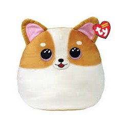 Peluche TY - Coussin 22 cm - Tanner le chien