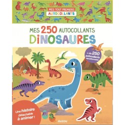 Auzou - 250 autocollants - dinosaures