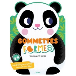 Auzou - Gommettes formes - coucou petit panda