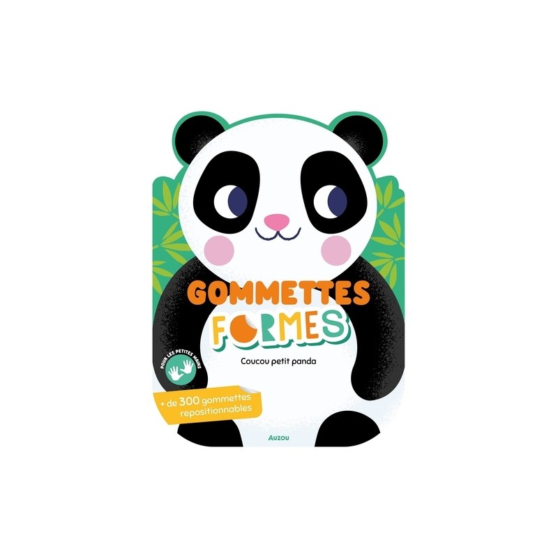 Auzou - Gommettes formes - coucou petit panda