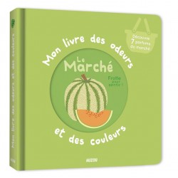 Auzou - Mon livre des odeurs et des couleurs - le marché