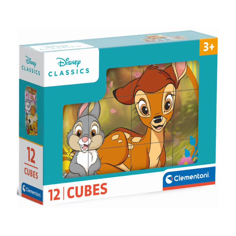 Clementoni - Cubes 12 - Disney Classics